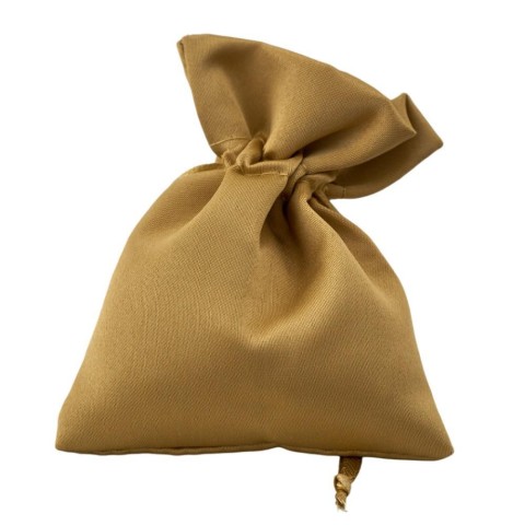 SACCHETTO RASO ORO RETT PICCOLO 8X10